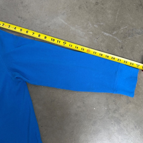 Nautica Mens Long Sleeve Polo Shirt Blue Classic Fit Cotton Logo Large L - Picture 6 of 11